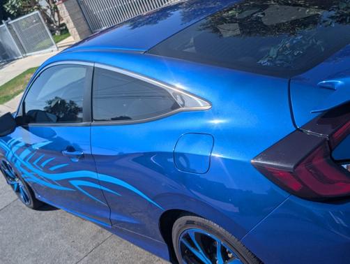 Blue 2019 Honda Civic Sport