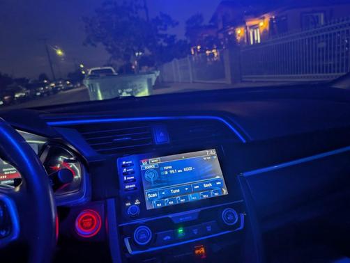 Blue 2019 Honda Civic Sport
