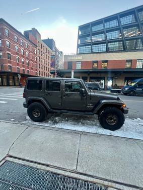 Gray 2018 Jeep Wrangler JK Unlimited Sahara