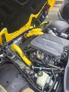 Yellow 2008 Saturn Sky Red Line