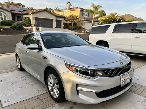 Silver 2016 Kia Optima EX