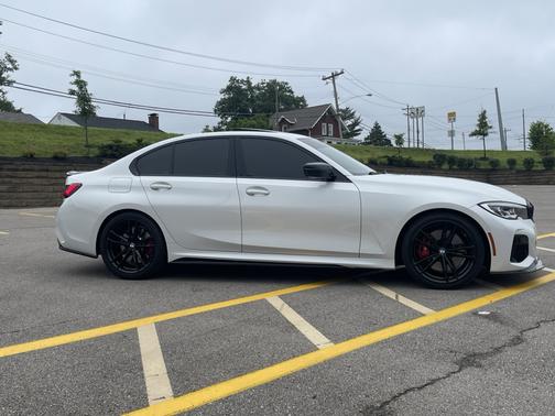 White 2021 BMW M340 i