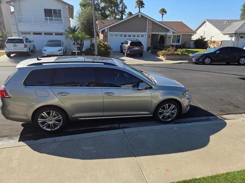 Silver 2015 Volkswagen Golf SportWagen TDI SE 4-Door