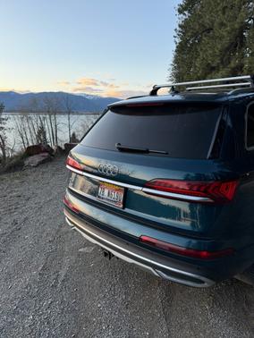 Blue 2021 Audi Q7 55 Premium Plus