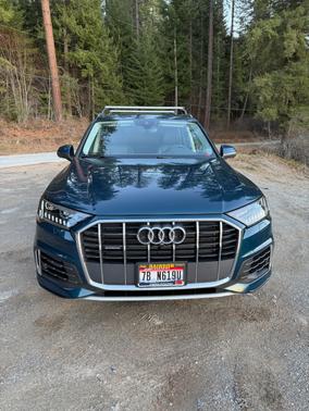 Blue 2021 Audi Q7 55 Premium Plus