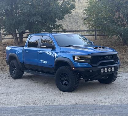 Blue 2021 RAM 1500 TRX