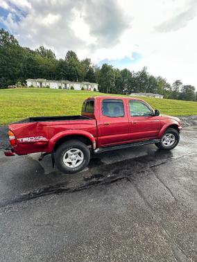 Red 2003 Toyota Tacoma Double Cab