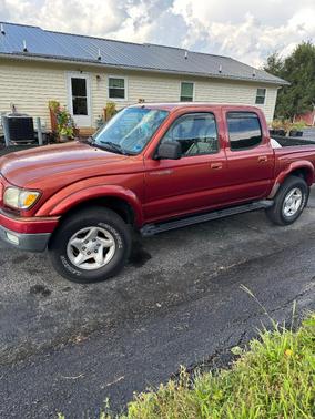 Red 2003 Toyota Tacoma Double Cab