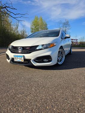 White 2015 Honda Civic Si