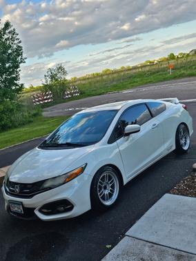 White 2015 Honda Civic Si