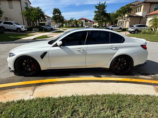 White 2022 BMW M3 Competition xDrive