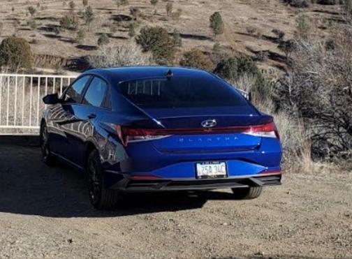 Blue 2021 Hyundai ELANTRA SEL