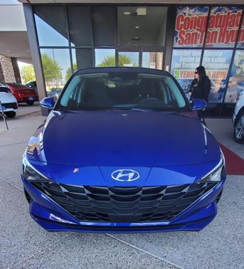 Blue 2021 Hyundai ELANTRA SEL