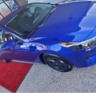 Blue 2021 Hyundai ELANTRA SEL