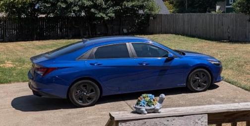 Blue 2021 Hyundai ELANTRA SEL