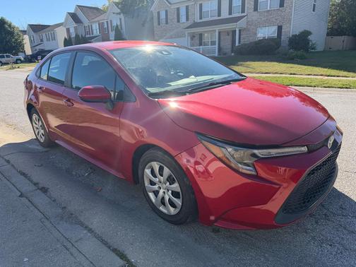 Red 2021 Toyota Corolla LE