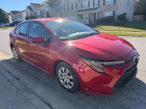Red 2021 Toyota Corolla LE