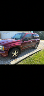 Red 2004 Chevrolet Trailblazer LS