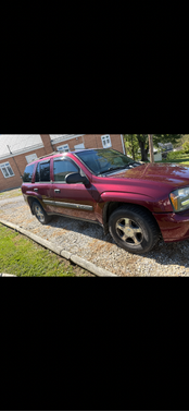 Red 2004 Chevrolet Trailblazer LS