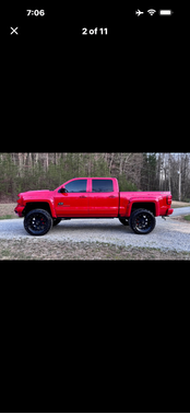 Red 2018 Chevrolet Silverado 1500 2LT
