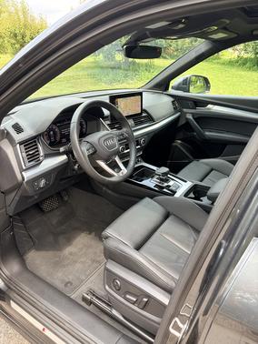 Gray 2024 Audi Q5 45 S line Premium Plus