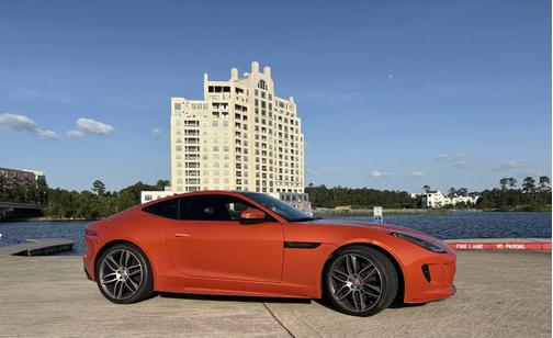 Orange 2016 Jaguar F-TYPE R
