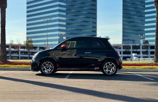 Black 2017 FIAT 500e Battery Electric