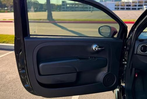 Black 2017 FIAT 500e Battery Electric