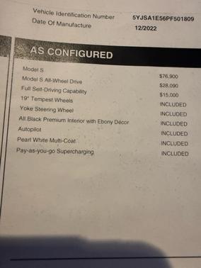 2023 Tesla Model S Base