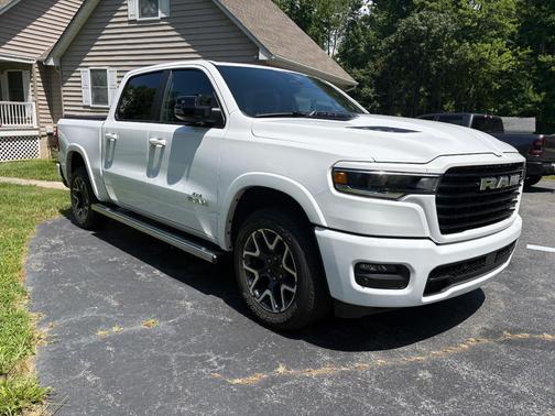 White 2025 RAM 1500 Laramie