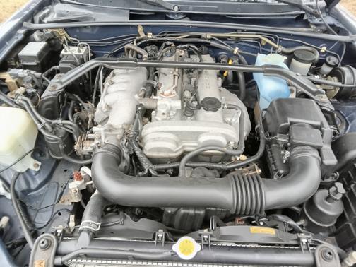 Blue 2002 Mazda MX-5 Miata Base