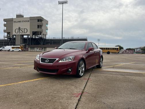 Red 2012 Lexus IS 250 Base