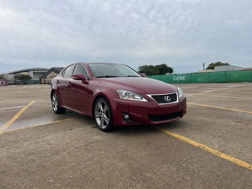 Red 2012 Lexus IS 250 Base
