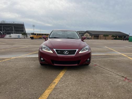 Red 2012 Lexus IS 250 Base