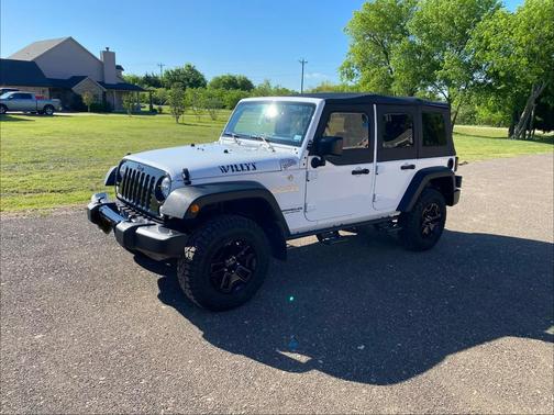 White 2017 Jeep Wrangler Unlimited Willys Wheeler