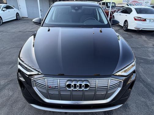 Black 2022 Audi e-tron Sportback S line Premium Plus