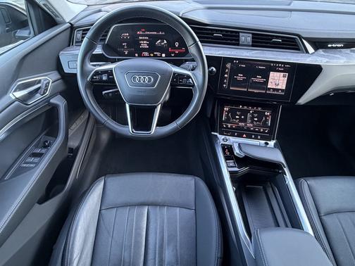 Black 2022 Audi e-tron Sportback S line Premium Plus