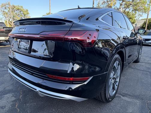 Black 2022 Audi e-tron Sportback S line Premium Plus
