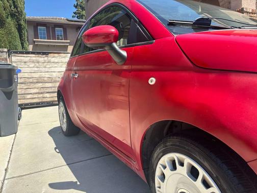 Red 2013 FIAT 500 Pop