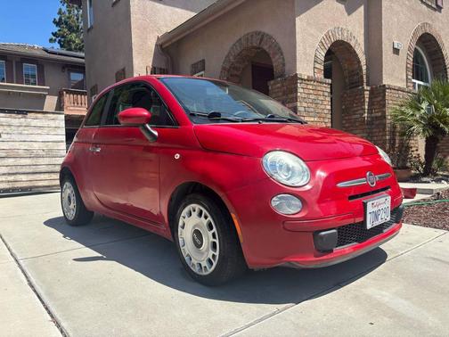 Red 2013 FIAT 500 Pop