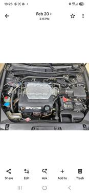 Black 2010 Honda Accord EX-L