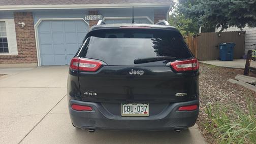 Black 2014 Jeep Cherokee Latitude