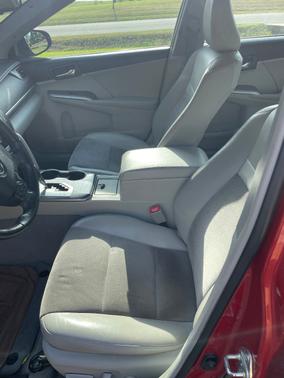 Red 2012 Toyota Camry Hybrid XLE