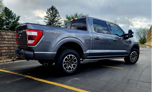 Gray 2021 Ford F-150 Lariat