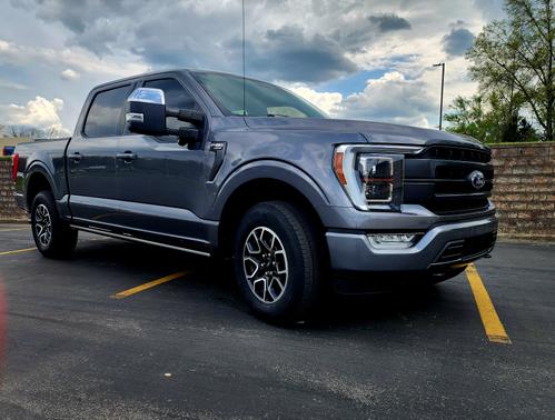 Gray 2021 Ford F-150 Lariat