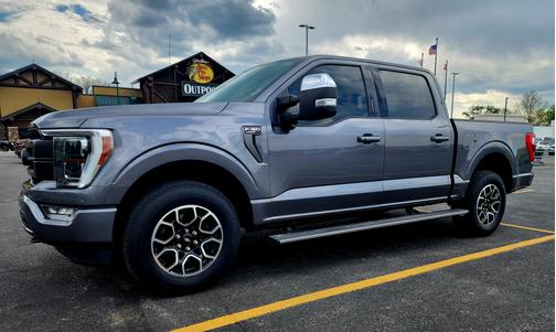 Gray 2021 Ford F-150 Lariat