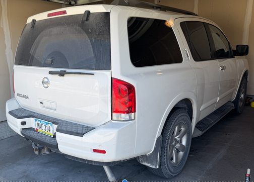 White 2012 Nissan Armada SV