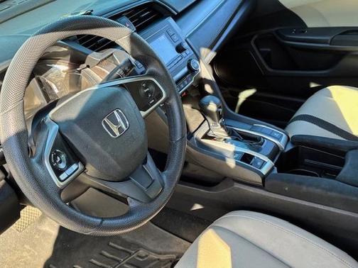 White 2018 Honda Civic LX
