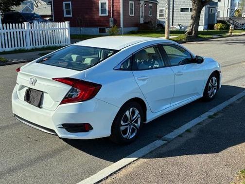 White 2018 Honda Civic LX