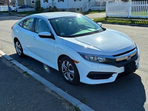 White 2018 Honda Civic LX